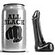 Dildo All Black 9 cm s hladkým povrchom