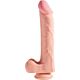 Dildo KING COCK Plus 23 cm s vytvárajúcimi semenníkmi