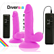 Dildo Diversia 17 cm s flexibilnou vibráciou