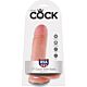 Dildo KING COCK 7 s loptami 17.8 cm