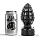 Plug anal ALL BLACK 14 cm forma granada
