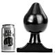 Buttplug ALL BLACK 19 cm s postupným rozšírením