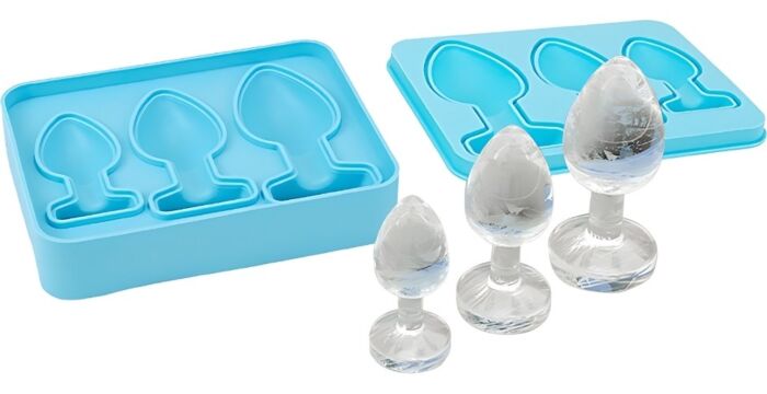 Silikónová forma na ľad Loving Joy Butt Plug Ice Cube Tray