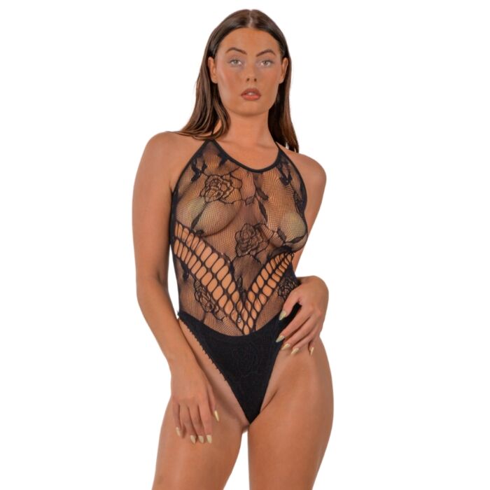 Teddy Lace LJ Floral Halter s nastaviteľným zaväzovaním Teddy Lace LJ Floral Halter s nastaviteľným zaväzovaním
