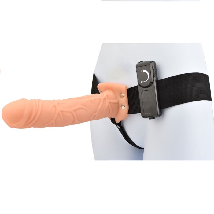 Dildo Loving Joy 8 Inch s vibráciou a postrojom Dildo Loving Joy 8 Inch s vibráciou a postrojom