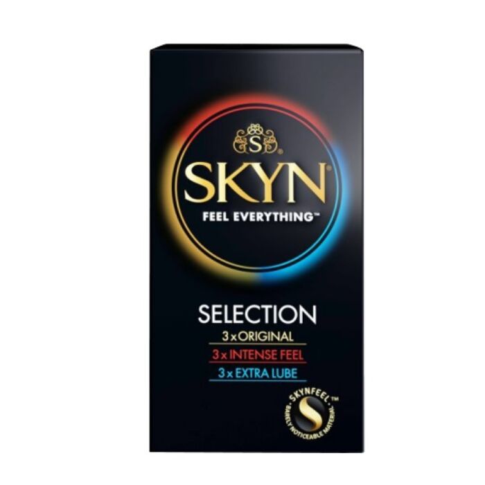 Kondómy Mates SKYN Selection 9 Pack s rôznymi vlastnosťami Kondómy Mates SKYN Selection 9 Pack s rôznymi vlastnosťami