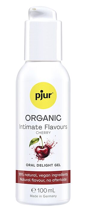 Ochutený lubrikant Pjur ORGANIC Intimate Flavours Cherry