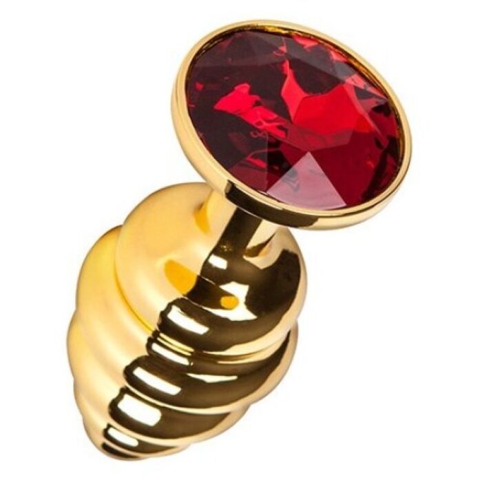 Análny plug S Pleasures Metal BEE s diamantovou základňou