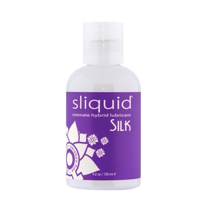 Lubrikant Sliquid Naturals Silk Hybrid 125ml s vegánskou formulou Lubrikant Sliquid Naturals Silk Hybrid 125ml s vegánskou formulou