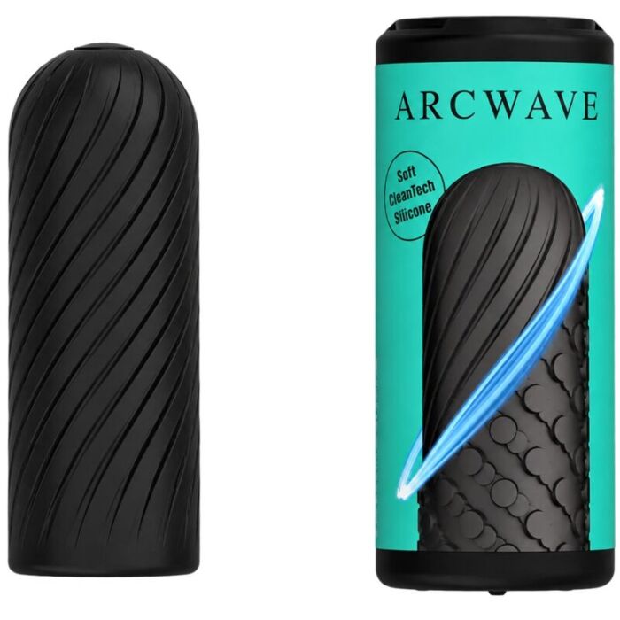 Masturbátor ARCWAVE Ghost obojstranný silikónový čierny