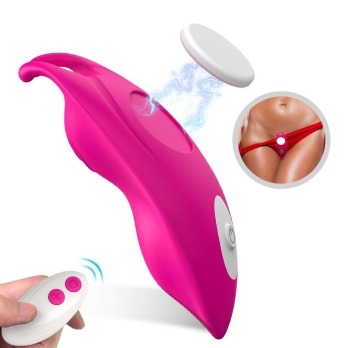 ARMONY - HONEYBEE WEARABLE PANTIES VIBRATOR G-SPOT REMOTE CONTROL FUCHSIA ARMONY - HONEYBEE WEARABLE PANTIES VIBRATOR G-SPOT REMOTE CONTROL FUCHSIA