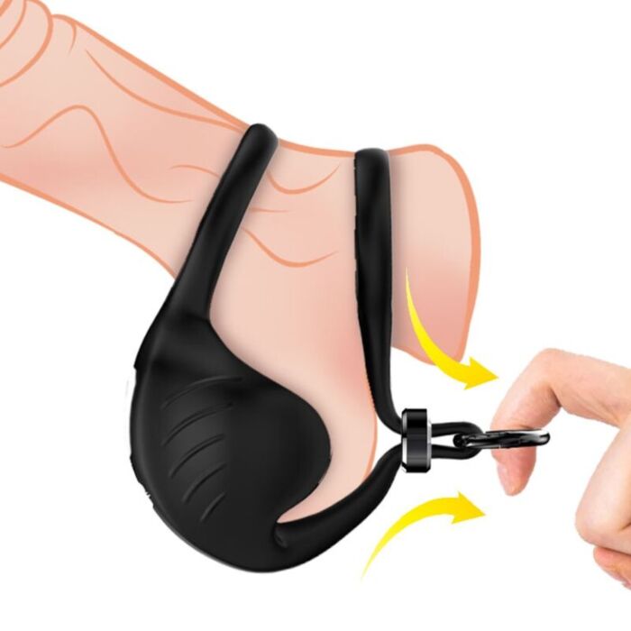 ARMONY - MANTA SCROTUM VIBRATOR RING BLACK ARMONY - MANTA SCROTUM VIBRATOR RING BLACK