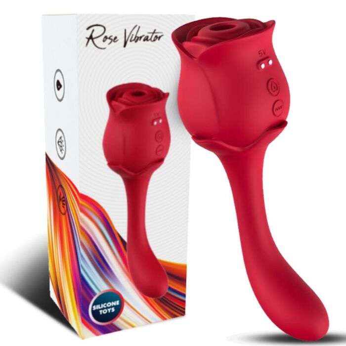 ARMONY - ROSELOVER CLITORIS SUCTION & STIMULATOR RED ARMONY - ROSELOVER CLITORIS SUCTION & STIMULATOR RED