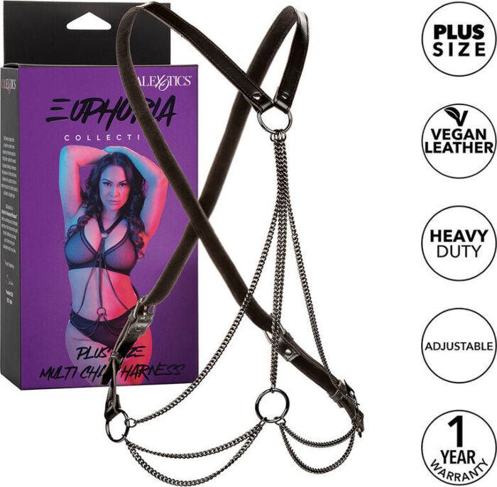 Arnés BDSM Calexotics Euphoria Plus Size Premium