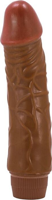 BAILE - JEFF VIBRADOR REALÍSTICO 19.5 CM MULATO