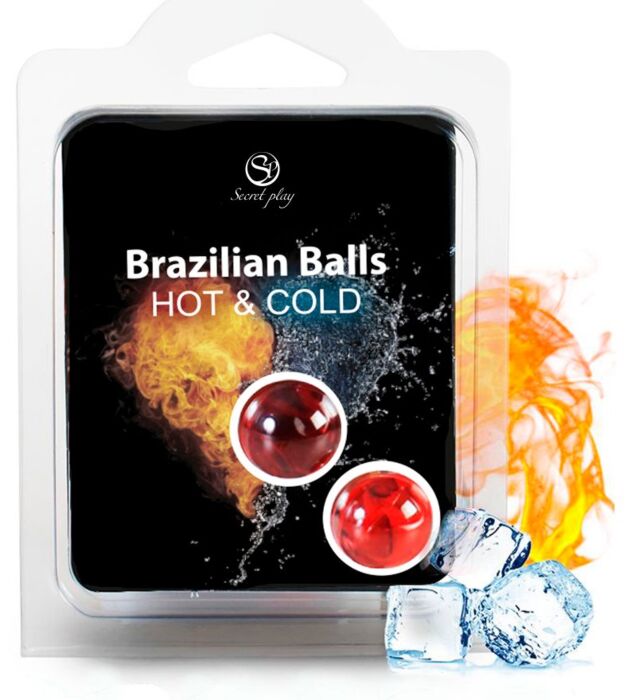 Gulička Secretplay Brazilian Balls s teplom a chladom