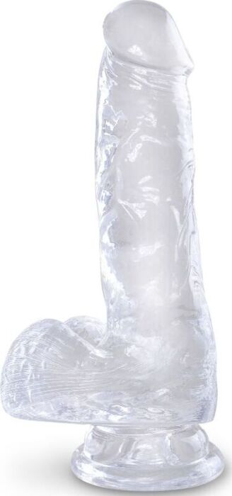 Consolador King Cock Clear 13.5 cm realista