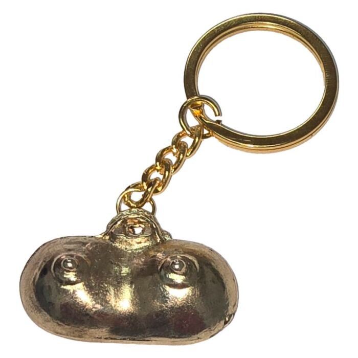 Kľúčenka DIABLO PICANTE Gold Metal s tvarom pŕs