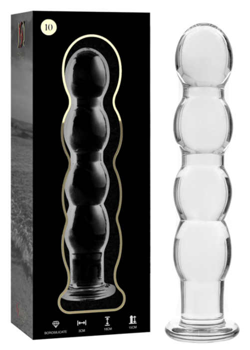 Dildo Nebula Series by Ibiza Model 10 z borosilikátového skla
