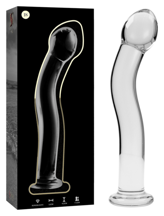 Dildo Nebula 18 od Ibiza | Sklo a ergonomický dizajn
