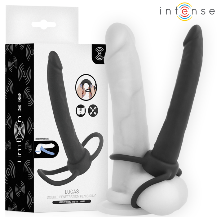 Análne dildo INTENSE FOR HIM LUCAS s krúžkami
