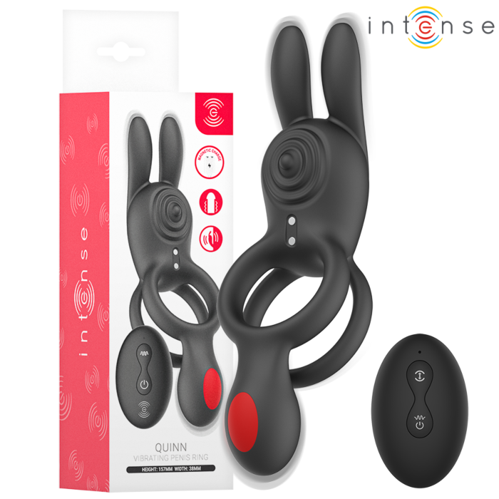 INTENSE - QUINN DOUBLE VIBRATION RING REMOTE CONTROL INTENSE - QUINN DOUBLE VIBRATION RING REMOTE CONTROL