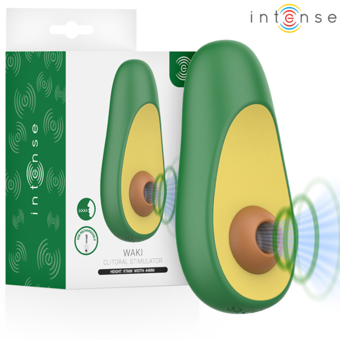 INTENSE - WAKI AVOCADO CLITORAL SUCTION STIMULATOR INTENSE - WAKI AVOCADO CLITORAL SUCTION STIMULATOR