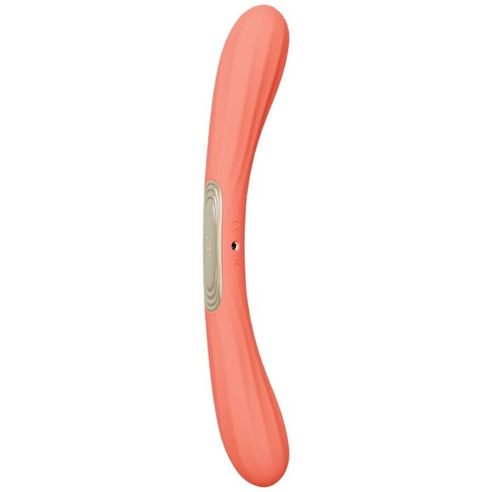 LELO - BOOMERANG DOUBLE ENDED VIBRATOR CORAL RED LELO - BOOMERANG DOUBLE ENDED VIBRATOR CORAL RED