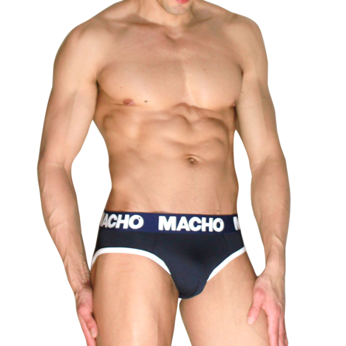 MACHO - MCH008 NAVY BLUE CLASSIC SLIP M MACHO - MCH008 NAVY BLUE CLASSIC SLIP M