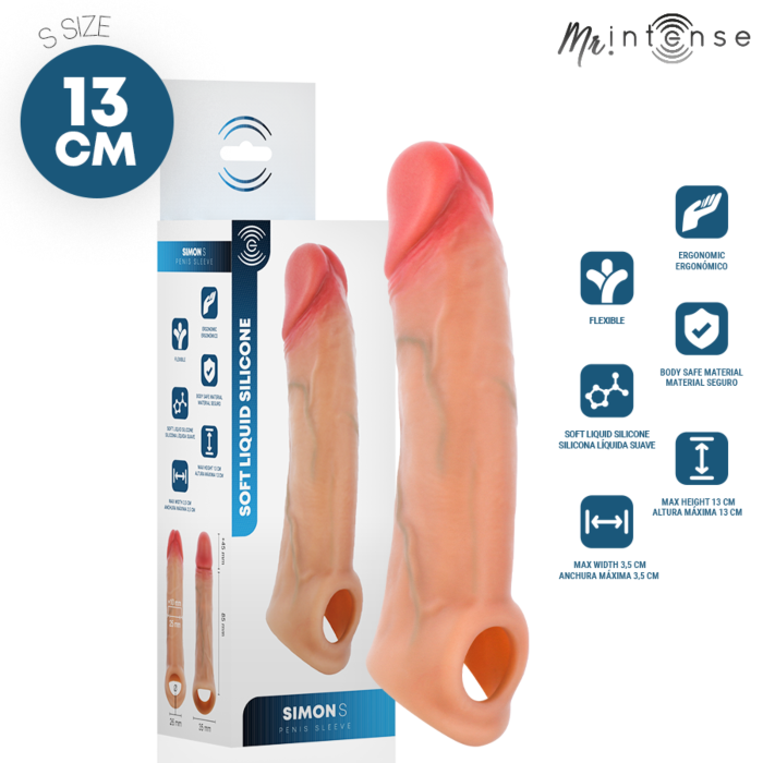 MR INTENSE - SIMON S SILICONE PENIS COVER 13 CM -Ø- 4 CM MR INTENSE - SIMON S SILICONE PENIS COVER 13 CM -Ø- 4 CM