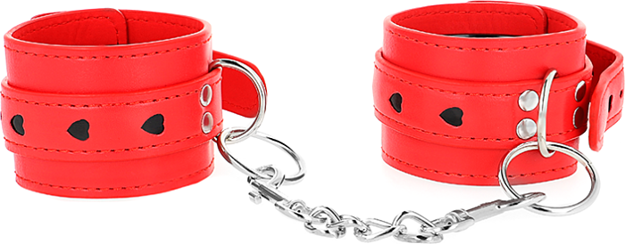 Muñequera KINK Ajustable con Corazón Negro