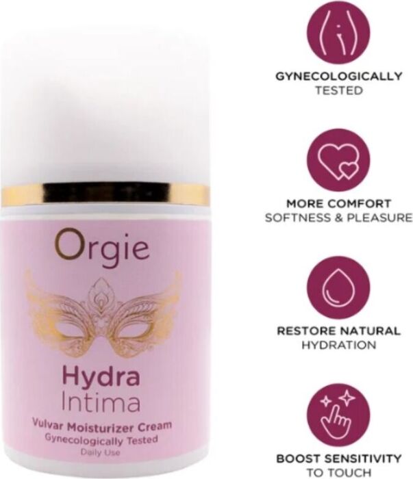 Každodenný vulválny hydratačný krém ORGIE HYDRA INTIMA 50 ml