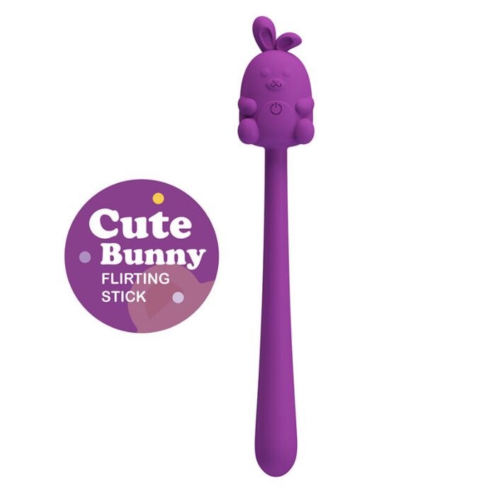 PRETTY LOVE - CUTE BUNNY FLIRTING STICK FLEXIBLE VIBRATOR USB RECHARGEABLE PURPLE PRETTY LOVE - CUTE BUNNY FLIRTING STICK FLEXIBLE VIBRATOR USB RECHARGEABLE PURPLE