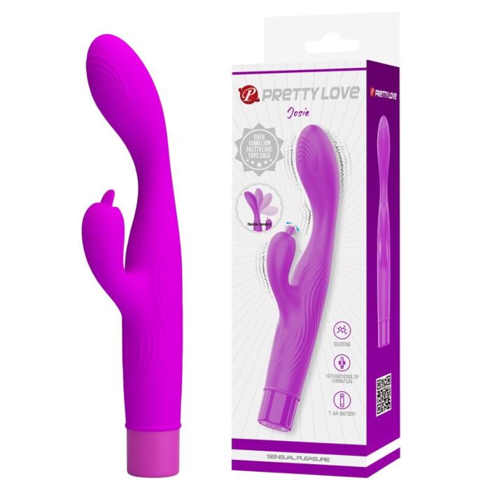 PRETTY LOVE - JENE DUAL STIMULATION G-SPOT AND CLITORAL VIBRATOR PURPLE PRETTY LOVE - JENE DUAL STIMULATION G-SPOT AND CLITORAL VIBRATOR PURPLE