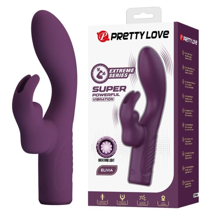 PRETTY LOVE - OLIVIA RECHARGEABLE RABBIT VIBRATOR 10 FUNCTIONS PRETTY LOVE - OLIVIA RECHARGEABLE RABBIT VIBRATOR 10 FUNCTIONS