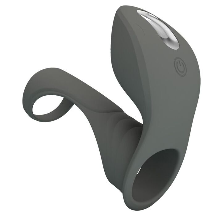 PRETTY LOVE - RECHARGEABLE VIBRATING RING WITH DUAL STIMULATOR PRETTY LOVE - RECHARGEABLE VIBRATING RING WITH DUAL STIMULATOR