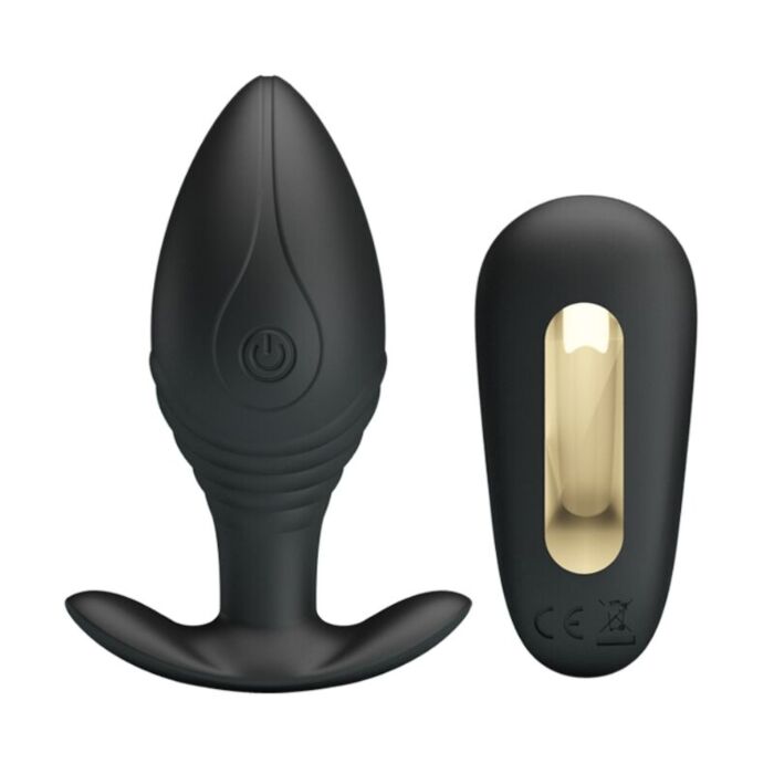 PRETTY LOVE - REGINA ANAL PLUG RECHARGEABLE VIBRATOR BLACK PRETTY LOVE - REGINA ANAL PLUG RECHARGEABLE VIBRATOR BLACK