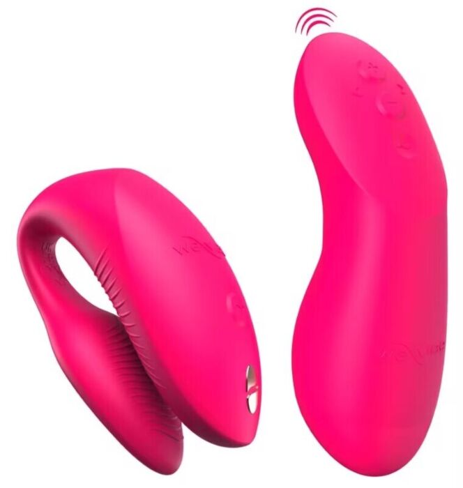 Párový vibrátor WE-VIBE CHORUS PRO PREMIUM v elektrickej ružovej