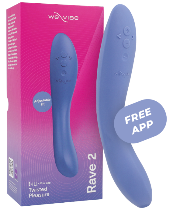 Vibrátor na bod G WE-VIBE RAVE 2 modrý