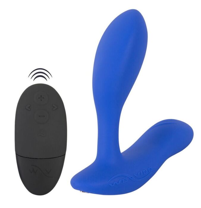 Masážny vibrátor prostaty WE-VIBE VECTOR+ s dvojitou stimuláciou kráľovská modrá