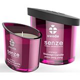 Masážna sviečka Swede Senze Ecstatic s jazmínom a ylang-ylang