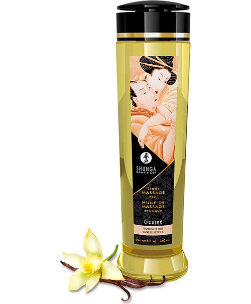 Masážny olej Shunga Desire - Vainilla 240 ml