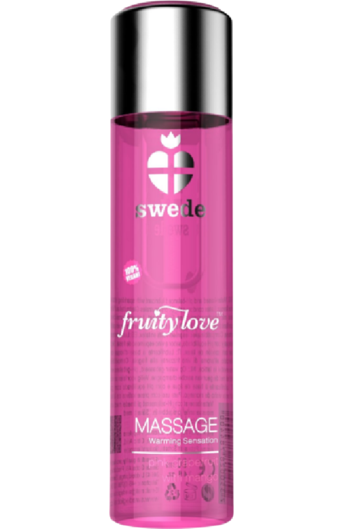 Olej na masáže Swede Fruity Love s hrejivým efektom